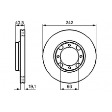 0 986 478 674 BOSCH Тормозной диск