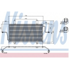 94325 NISSENS Конденсатор, кондиционер