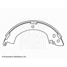 ADC44125 BLUE PRINT Комплект тормозных колодок