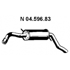 04.596.83 EBERSPACHER Глушитель выхлопных газов конечный