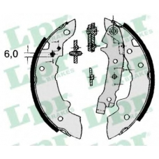 04320 LPR Комплект тормозных колодок