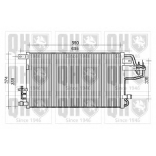 QCN517 QUINTON HAZELL Конденсатор, кондиционер