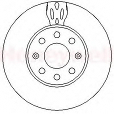 562304B BENDIX Тормозной диск
