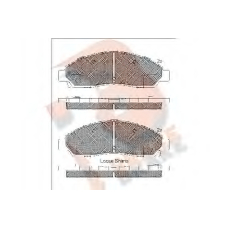 RB1974 R BRAKE Комплект тормозных колодок, дисковый тормоз