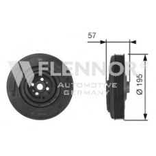 FVD99555 FLENNOR Ременный шкив, коленчатый вал