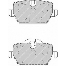 FDB1806 FERODO Комплект тормозных колодок, дисковый тормоз