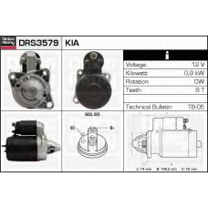 DRS3579 DELCO REMY Стартер