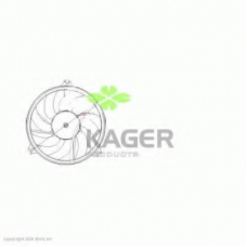 32-2308 KAGER Вентилятор, охлаждение двигателя