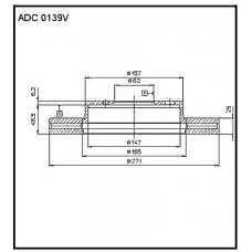 ADC 0139V Allied Nippon Гидравлические цилиндры