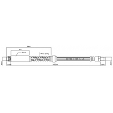 VBH913 MOTAQUIP Тормозной шланг