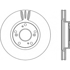 BDR2226.20 OPEN PARTS Тормозной диск