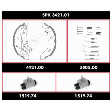 SPK 3421.01 ROADHOUSE Комплект тормозов, барабанный тормозной механизм