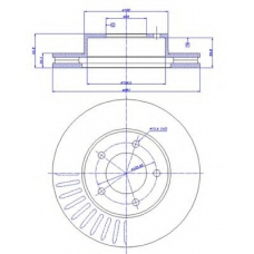 142.220 CAR Тормозной диск