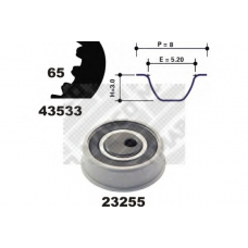 23533 MAPCO Комплект ремня ГРМ
