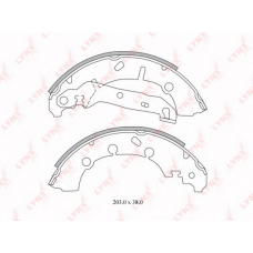 BS-3001 LYNX Колодки тормозные задние