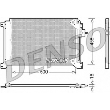 DCN12004 DENSO Конденсатор, кондиционер