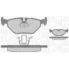 363916060158 MAGNETI MARELLI Комплект тормозных колодок, дисковый тормоз