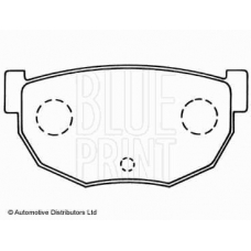 ADN14221 BLUE PRINT Комплект тормозных колодок, дисковый тормоз