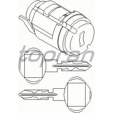 400 361 TOPRAN Замок, замок-выключатель