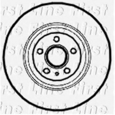 FBD1709 FIRST LINE Тормозной диск