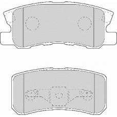 FD7056A NECTO Комплект тормозных колодок, дисковый тормоз