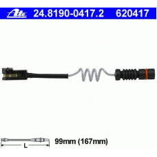 24.8190-0417.2 ATE Сигнализатор, износ тормозных колодок