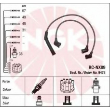 9478 NGK Комплект проводов зажигания