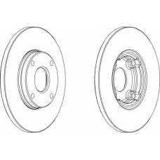 DDF422-1 FERODO Тормозной диск