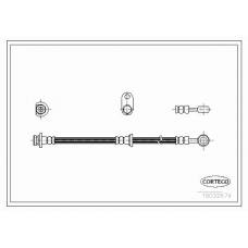 19032674 CORTECO Тормозной шланг