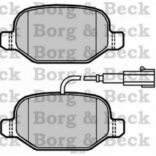 BBP2309 BORG & BECK Комплект тормозных колодок, дисковый тормоз