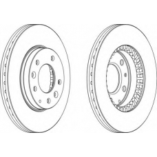 DDF1278-1 FERODO Тормозной диск