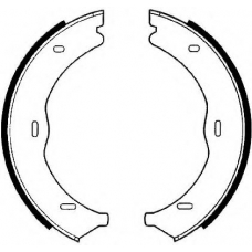 BS1177 QUINTON HAZELL Комплект тормозных колодок, стояночная тормозная с
