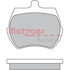 1170596 METZGER Комплект тормозных колодок, дисковый тормоз