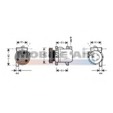 6013K001 SCHLIECKMANN Компрессор, кондиционер