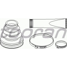721 153 TOPRAN Комплект пылника, приводной вал