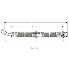 PHD199 TRW Тормозной шланг