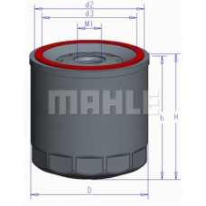 OC 1196 MAHLE Масляный фильтр