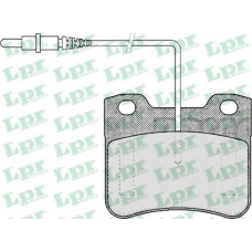 05P444 LPR Комплект тормозных колодок, дисковый тормоз