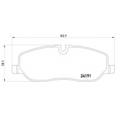 MDB2712 DON Комплект тормозных колодок, дисковый тормоз