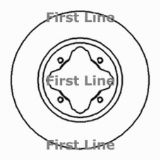 FBD848 FIRST LINE Тормозной диск