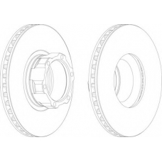 FCR119A FERODO Тормозной диск