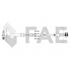 83563 FAE Комплект проводов зажигания