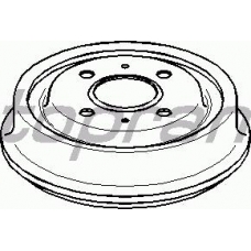 303 922 TOPRAN Тормозной барабан