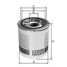 TB 1374 x MANN-FILTER Патрон осушителя воздуха, пневматическая система