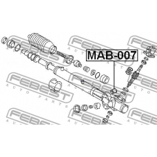 MAB-007 FEBEST Подвеска, рулевое управление