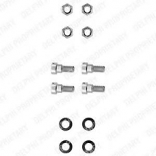 LX0116 DELPHI Комплектующие, колодки дискового тормоза