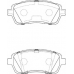 FD7390A NECTO Комплект тормозных колодок, дисковый тормоз