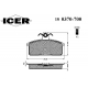 180370-700 ICER Комплект тормозных колодок, дисковый тормоз