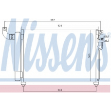 940003 NISSENS Конденсатор, кондиционер