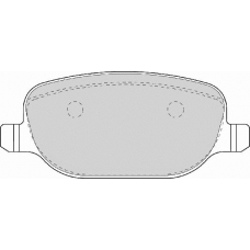 FD6933A NECTO Комплект тормозных колодок, дисковый тормоз